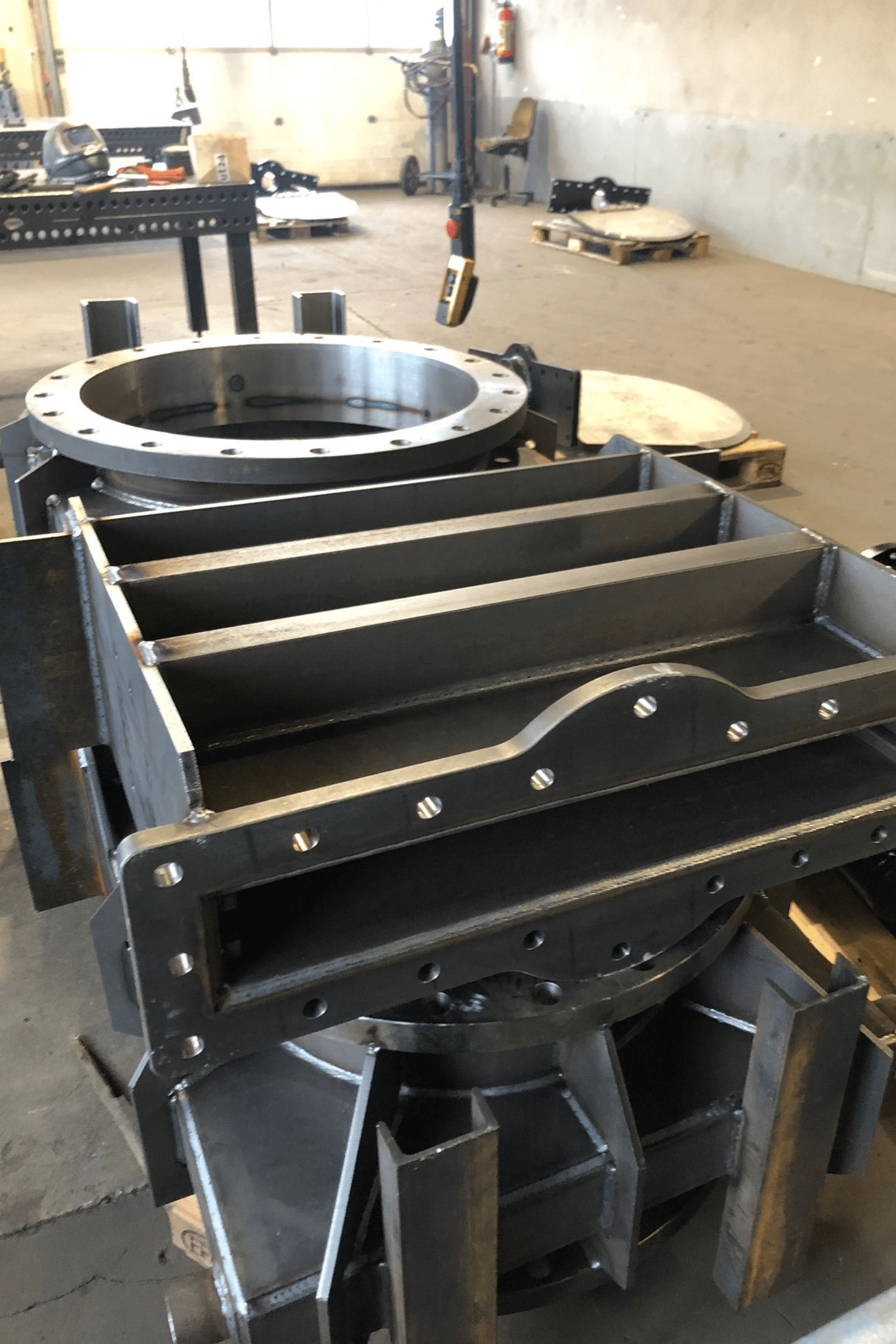 Schweißbaugruppe, schweißen, fräsen