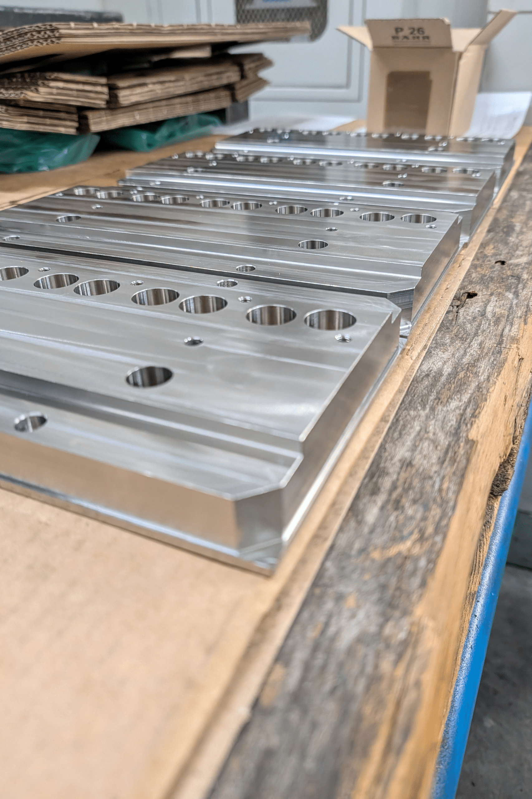 5-Achs-Bearbeitung, Material Edelstahl, Soraluce-TA25, 5-Achs-Bauteile