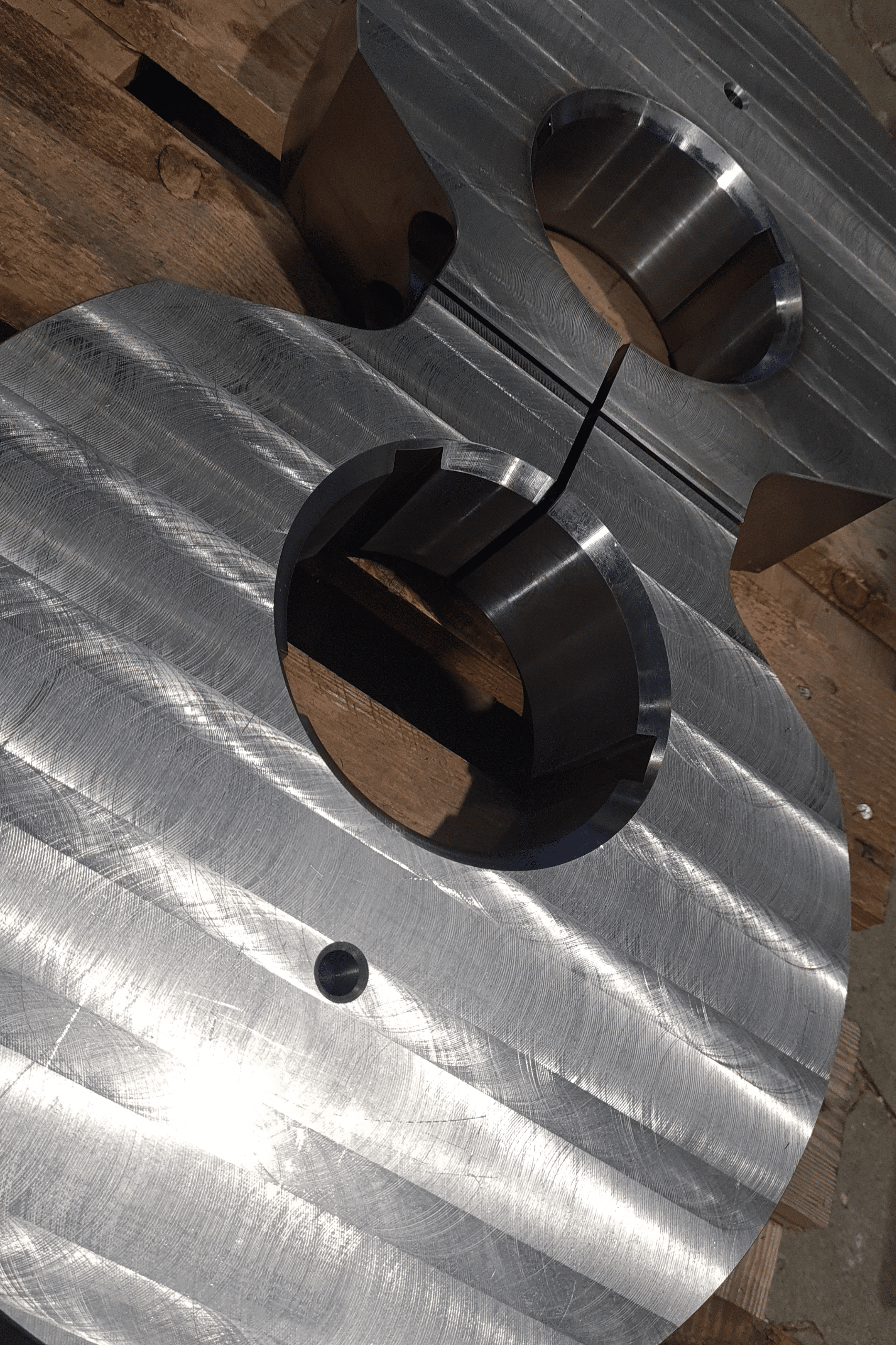 Fräsbauteil, Kundenauftrag